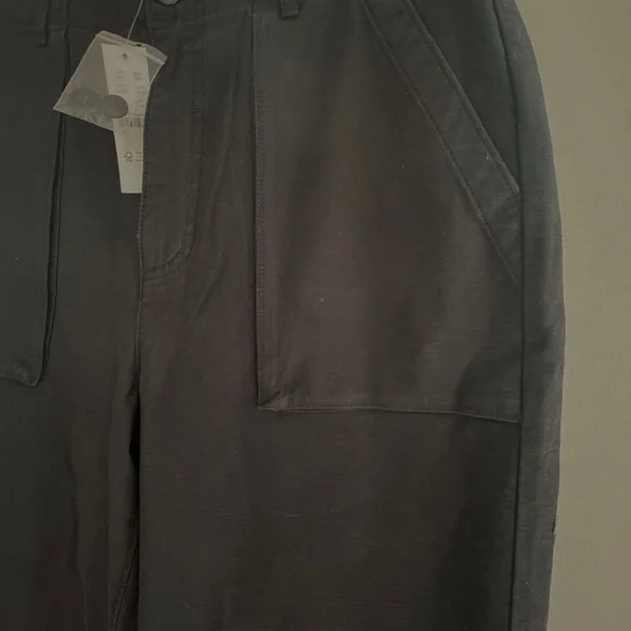 NWT J. Crew Black Wide Leg Pants - Picture 3 of 6